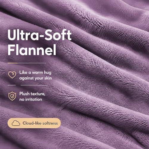 Electric Heated Blanket 84"x90" Queen Size, Cameo Brown