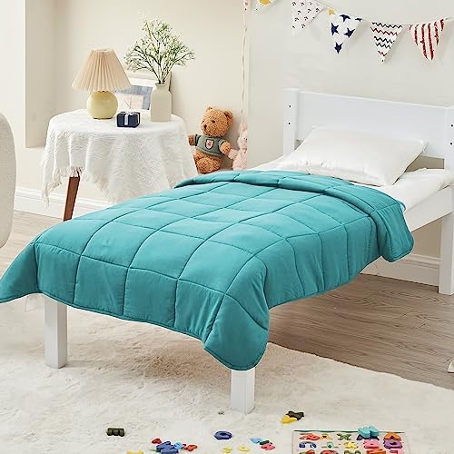 yescool Weighted Throw Blanket 3lbs, 36" x 48", Teal