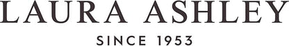 Laura Ashley - Queen Sheets, Cotton Percale Bedding Set, Lightweight & Breathable Home Decor (Emogene Purple, Queen)