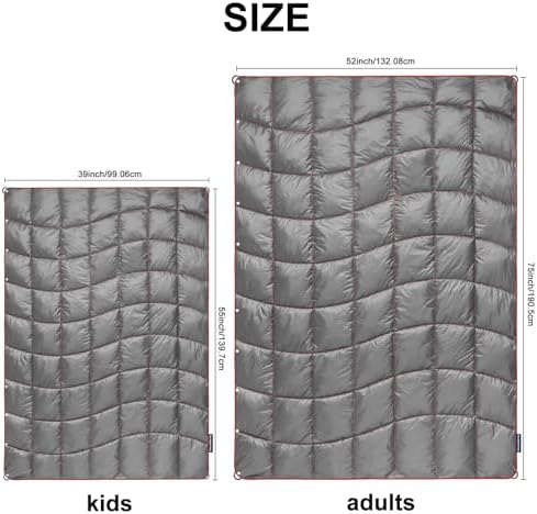 Camping Blanket Puffy Camp Blanket Large Outdoor Blanket