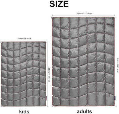 Camping Blanket Puffy Camp Blanket Large Outdoor Blanket