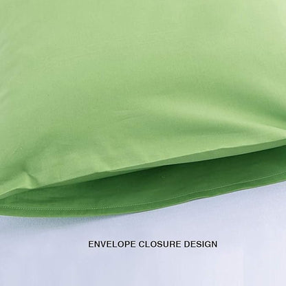 FLXXIE Body Pillow Cover - Super Soft Microfiber 20x54 Body Pillow Case - Envelope Closure, Wrinkle, Stain Resistant 20x54 Long Pillowcase, Sage Green