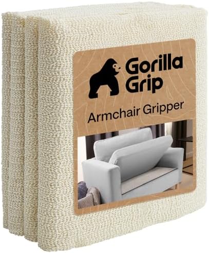 Gorilla Grip Non Slip Armchair Gripper to Prevent Sliding, 24x24