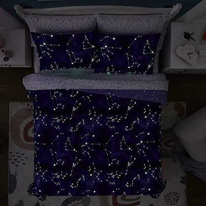 Full Size Comforter Sets for Boys - 7 Pieces Galaxy Full Bedding Sets