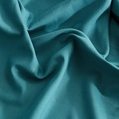 CHIXIN Ruffle Skirt Bedspread - 30" Long Drop, Shabby Chic Style Bedding, Lightweight, 3 Piece Set, Cal King Size, Lagoon