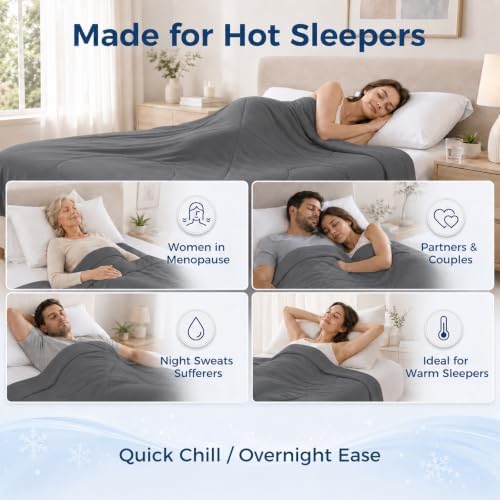 Cooling Comforter Twin Size Breathable Bamboo Summer Blanket