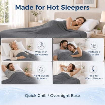 Cooling Comforter Twin Size Breathable Bamboo Summer Blanket