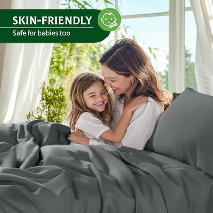 SONORO KATE 100% Viscose Derived from Bamboo_Sheets, Extra Deep Pocket,3PC