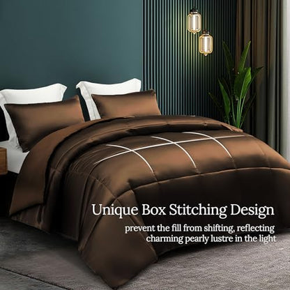 Whale Flotilla 3-Piece Reversible Silky Soft Breathable King Comforter Set