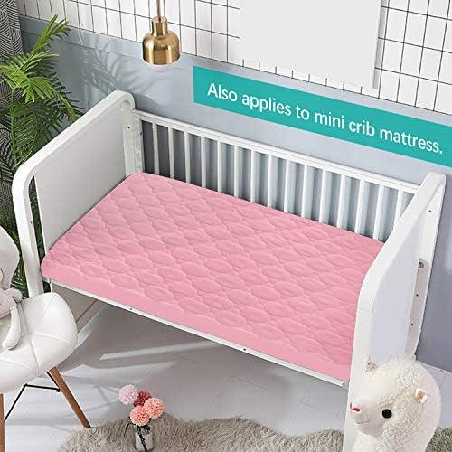 2 Pack Pack and Play Mattress Protector Sheets Waterproof Playard Pad Cover