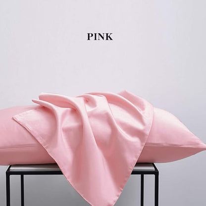 NTBAY Queen Pillowcase Set - 4 Pack Brushed Microfiber 20x30 Pillowcases - Soft, Wrinkle-Free, Fade-Resistant, Stain-Resistant, Pink Pillowcases with Envelope Closure - 20x30 Inches, Pink