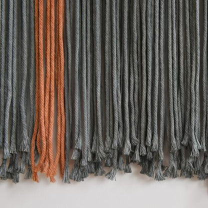Macrame Wall Hanging Green Boho Fiber Art for Bedroom Room 27"W x 19"L