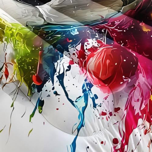 Soccer Comforter King Size,Sport Kids Comforter Set,3Pcs Bedding Set Printed Comforter with 2 Pillowcases,Down Alternative,Soft and Lightweight,for All Seasons