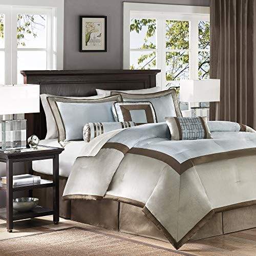 Madison Park Deluxe Hotel Style Comforter Set, 7PC Queen Bedding Set