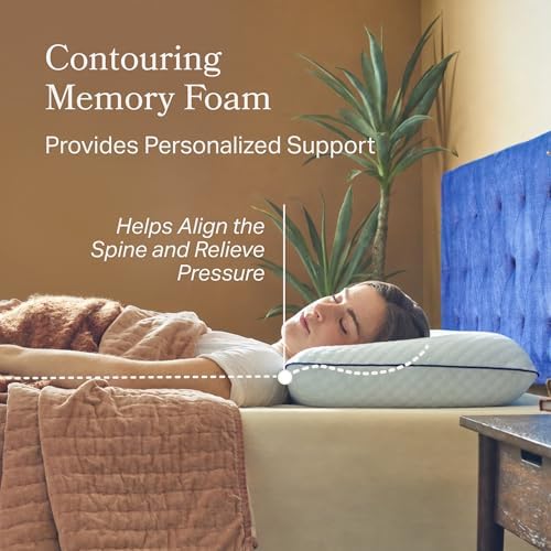 Weekender Cooling Gel Memory Foam Pillow for Sleeping – King Size, Ventilated Cooling Pillow for Side & Back Sleepers, Neck & Shoulder Support, Medium Firm, Washable Cover