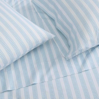 Martha Stewart - Twin Size Sheet Set with Fitted Sheet & Pillowcase