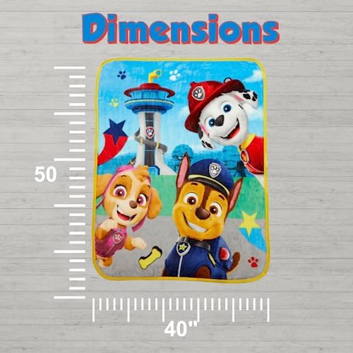 Franco Paw Patrol Kids Bedding Super Soft Silk Touch Throw, (Official Licensed Product), 40 in x 50 in (Pack of 12)