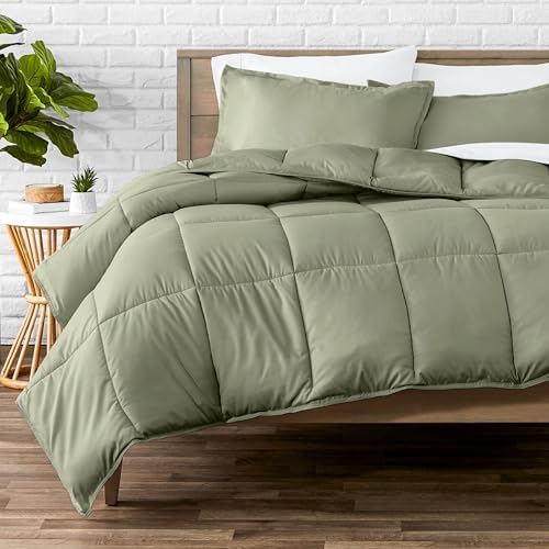 Bare Home Full Comforter Set - 1800 Ultra Soft (Full, Sage)