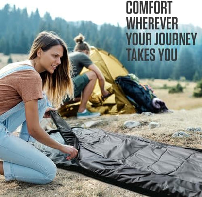 VENTURE 4TH Backpacking Sleeping Bag for Camping - Single, XXL & Double