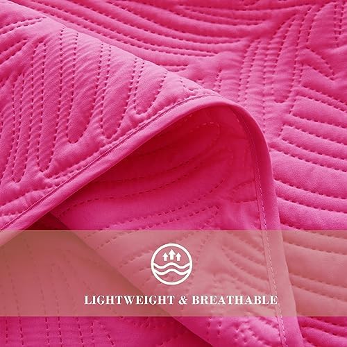 Exclusivo Mezcla Lightweight Twin Size Quilt Bedding Set, Soft Microfiber