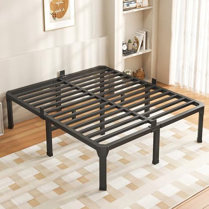 ROIL 14 Inch Full Bed Frame Heavy Duty Support with 4 Mattress Baffles
