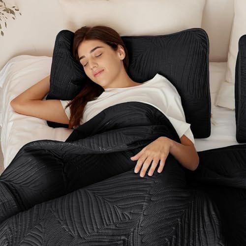 Exclusivo Mezcla Lightweight Twin Size Quilt Bedding Set, Soft Microfiber