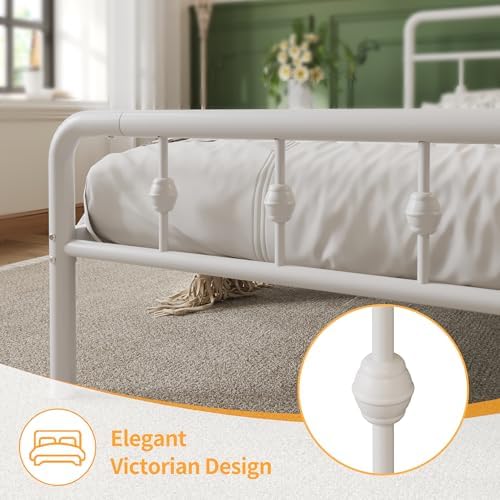 Lutown-Teen 12 Inch Twin XL Bed Frames with Headboard and Footboard