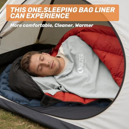 Ultralight Sleeping Bag Liner, Travel Sheet Adult Sleep Sack