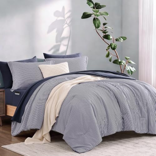 Monbix King Size Comforter Set-7 Pieces Soft Bed in a Bag King Bedding Set