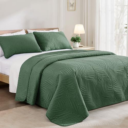 Exclusivo Mezcla Lightweight King Quilt Bedding Set, Soft Microfiber