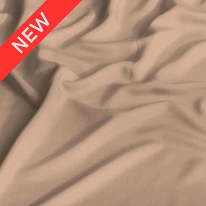 Olive + Crate Tencel Lyocell Eucalyptus Queen Size Sheet Set - Cooling Tencel Sheets for Hot Sleepers with 18 Inch Deep Pocket Fit - Terracotta Clay 4-Piece Set