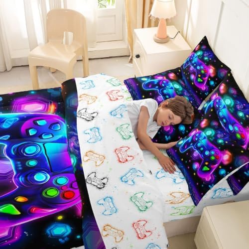 Erosebridal Gaming Gamer Full Bedding Set -