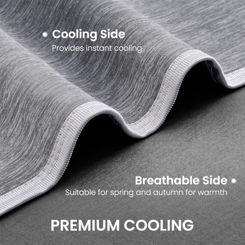 Topcee Cooling Blanket Throw 50"x70" for Hot Sleepers Summer Blanket