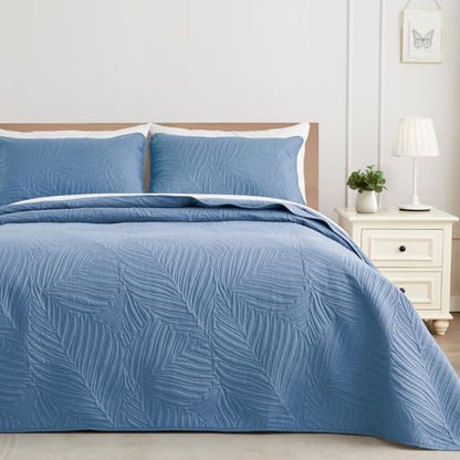 Exclusivo Mezcla Lightweight King Quilt Bedding Set, Soft Microfiber
