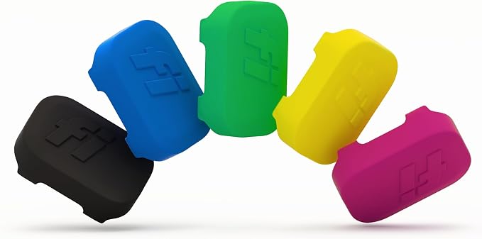 Fi Mini Multi-Color Silicone GPS Tracker Cases for Pets, 5 Pack