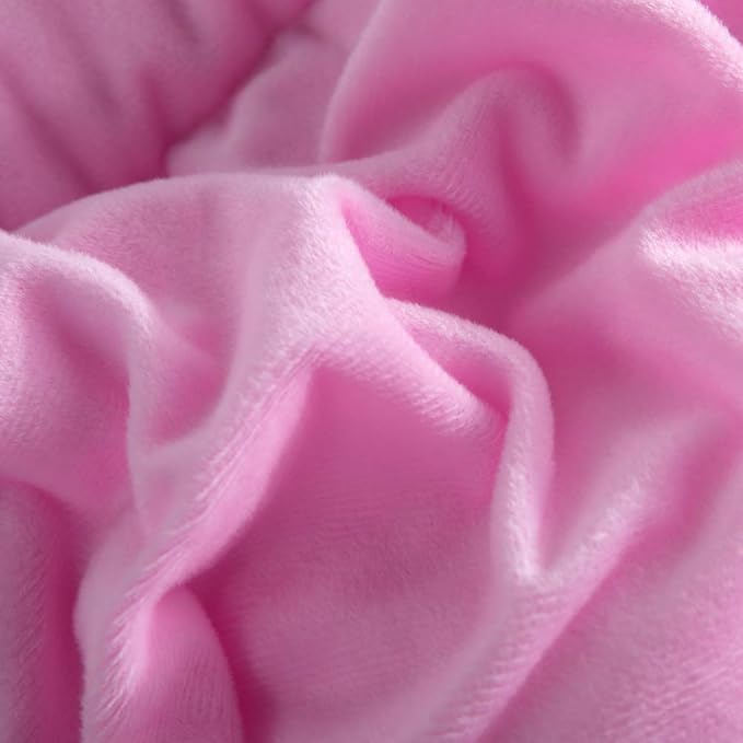 Wajade Faux Fur Plush Rainbow Comforter Set Fluffy Fuzzy Shaggy Bedding Set - 3PC Full/Queen Microfiber Soft Warm Quilt Set