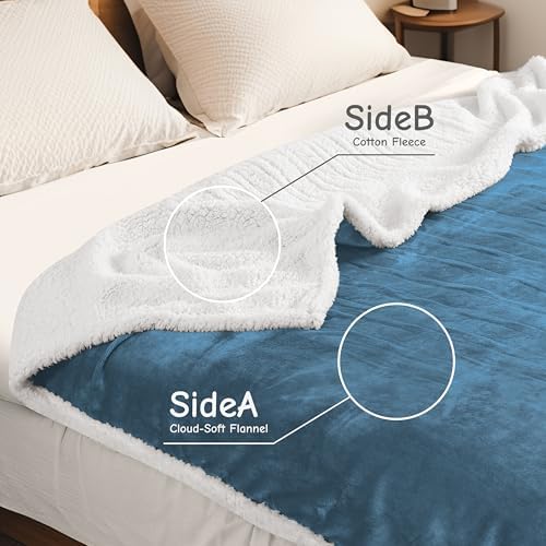 Soypipo Electric Heated Blanket 72"x84", 9 Heat Settings 10-Hour Auto-Off