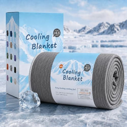 Topcee Cooling Blanket King Size 90"x108" for Hot Sleepers Summer Blanket