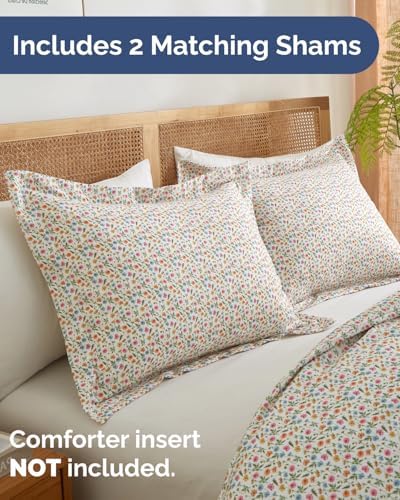 Duvet Cover Full Size - Floral Duvet Cover - 3 Piece - Spring Garden