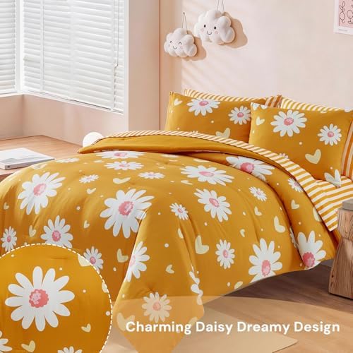 Full Size Comforter Sets for Girls-7 Pieces Soft Full Size Bedding Sets