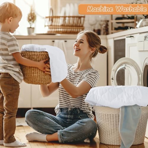 Yoofoss Waterproof Crib Mattress Protector Sheets Fitted 2 Pack 52''x28''