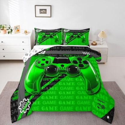 Feelyou Gamer Comforter Set Full Size Game Controller Comforter for Kids