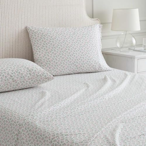 Martha Stewart - Twin Size Sheet Set with Fitted Sheet & Pillowcase