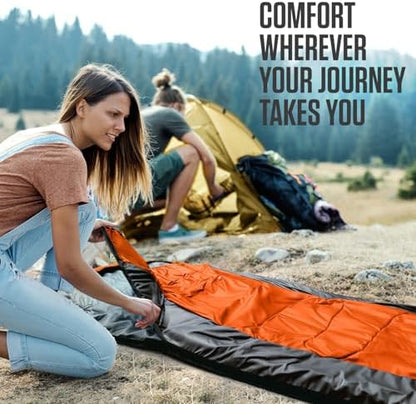 VENTURE 4TH Backpacking Sleeping Bag for Camping - Single, XXL & Double