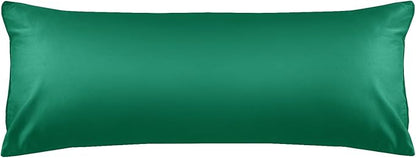 Warmstar Cotton Body Pillow Cover 1 Pack, 600 Thread Count Body Pillow case 20"x54", Long Body Pillow Case Cover Soft Breathable with Envelope Closure,Green