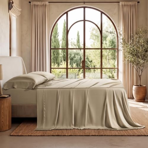EverGrace Tencel™ Sheet Set, Breathable & Cooling, Full, Urban Taupe