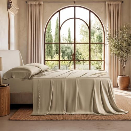EverGrace Tencel™ Sheet Set, Breathable & Cooling, Full, Urban Taupe