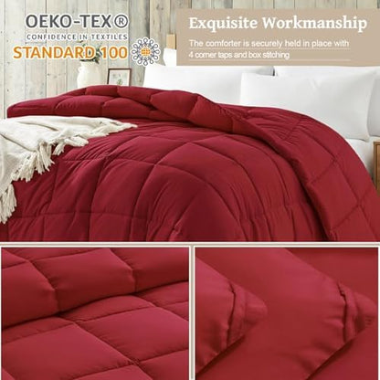 Homelike Moment Comforters Queen Size - Bed Duvet Insert Lightweight