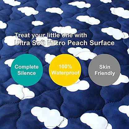 Pack and Play Mattress Protector Sheets, Waterproof Mattress Pad Cover