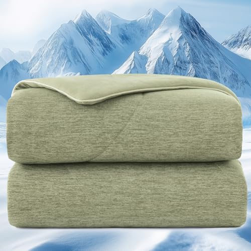 PHF Cooling Comforter, Rayon from Bamboo Soft Breathable Quilted Blanket